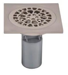 PJ3015 full copper flower anti dry floor drain (BN)